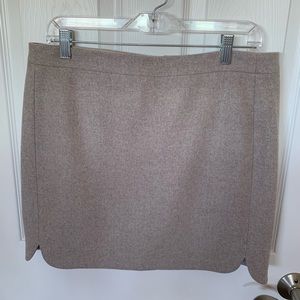 Jcrew wool mini skirt